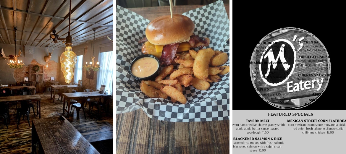 M's Eatery Menu